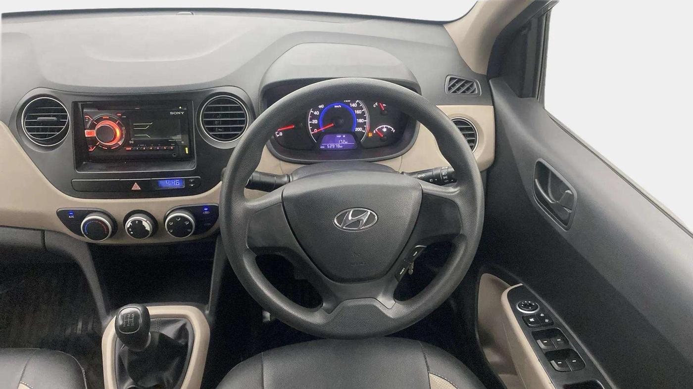 2016 Hyundai Grand i10 MAGNA 1.2 KAPPA VTVT, Petrol, Manual, 53,150 km, Steering Wheel Close Up