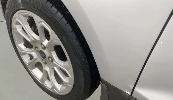 2018 Ford Ecosport TITANIUM + 1.5L PETROL AT, Petrol, Automatic, 26,070 km, Left fender - Slightly dented