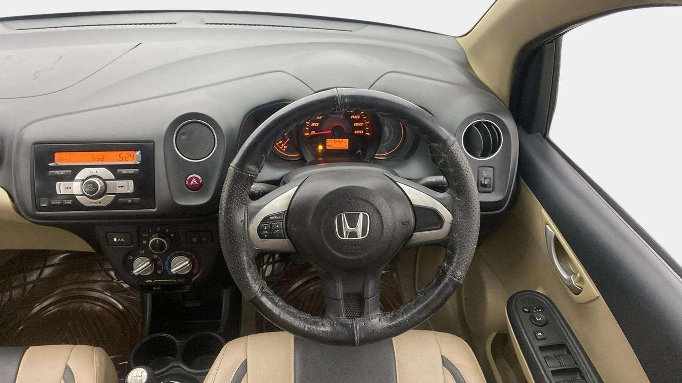 2014 Honda Amaze 1.2L I-VTEC VX, Petrol, Manual, 77,601 km, Steering Wheel Close Up