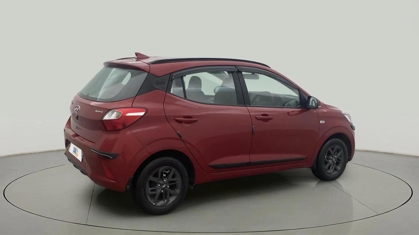 2019 Hyundai GRAND I10 NIOS SPORTZ AMT 1.2 KAPPA VTVT, Petrol, Automatic, 8,227 km, Right Back Diagonal