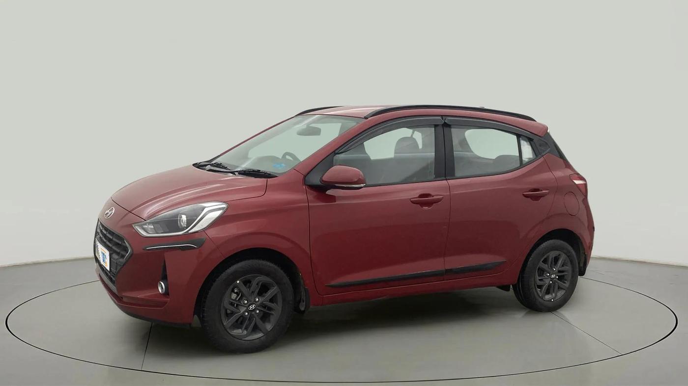 2019 Hyundai GRAND I10 NIOS SPORTZ AMT 1.2 KAPPA VTVT, Petrol, Automatic, 8,227 km, Left Front Diagonal