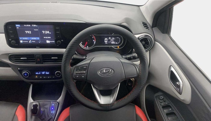 2019 Hyundai GRAND I10 NIOS SPORTZ AMT 1.2 KAPPA VTVT, Petrol, Automatic, 8,227 km, Steering Wheel Close Up