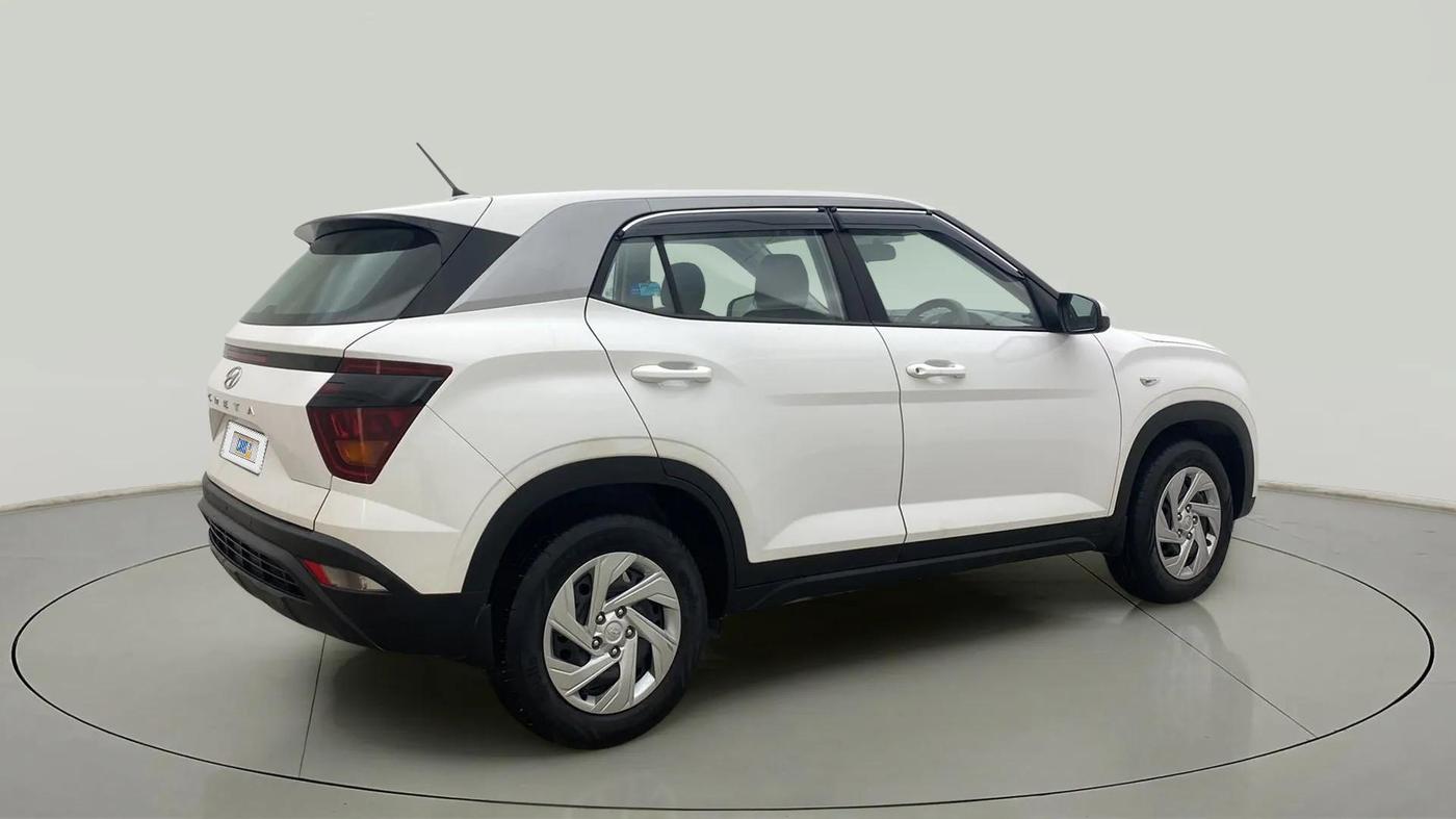 2023 Hyundai Creta E 1.5 PETROL, Petrol, Manual, 14,296 km, Right Back Diagonal