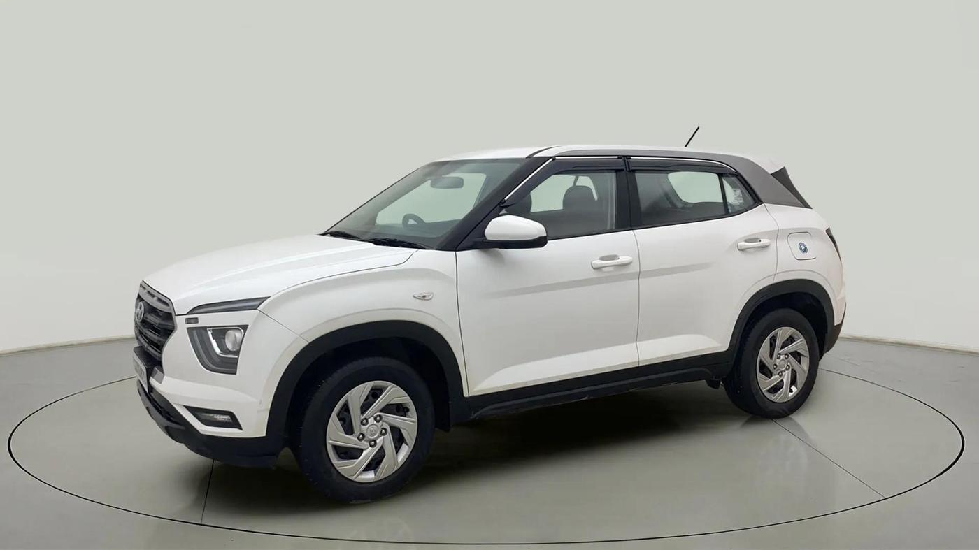 2023 Hyundai Creta E 1.5 PETROL, Petrol, Manual, 14,296 km, Left Front Diagonal
