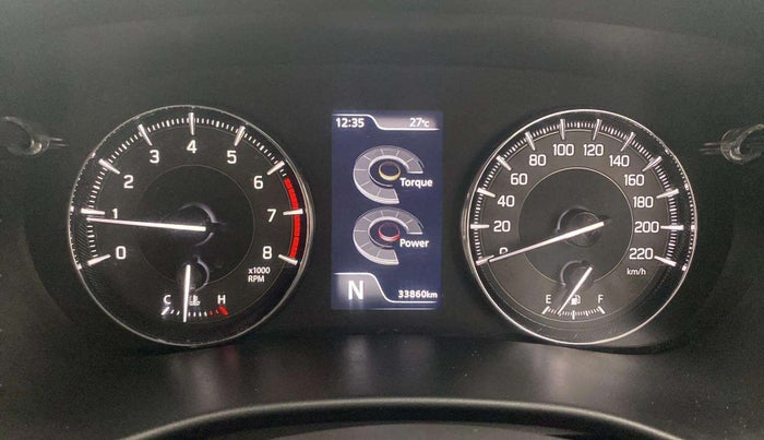 2023 Maruti Baleno ZETA 1.2 AGS, Petrol, Automatic, 33,860 km, Odometer Image