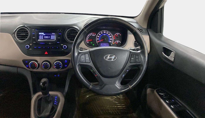 2015 Hyundai Grand i10 ASTA AT 1.2 KAPPA VTVT, Petrol, Automatic, 40,103 km, Steering Wheel Close Up