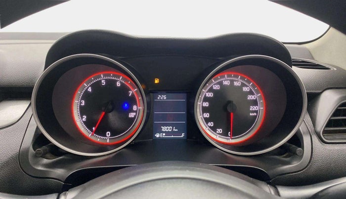 2019 Maruti Swift VXI, Petrol, Manual, 78,118 km, Odometer Image