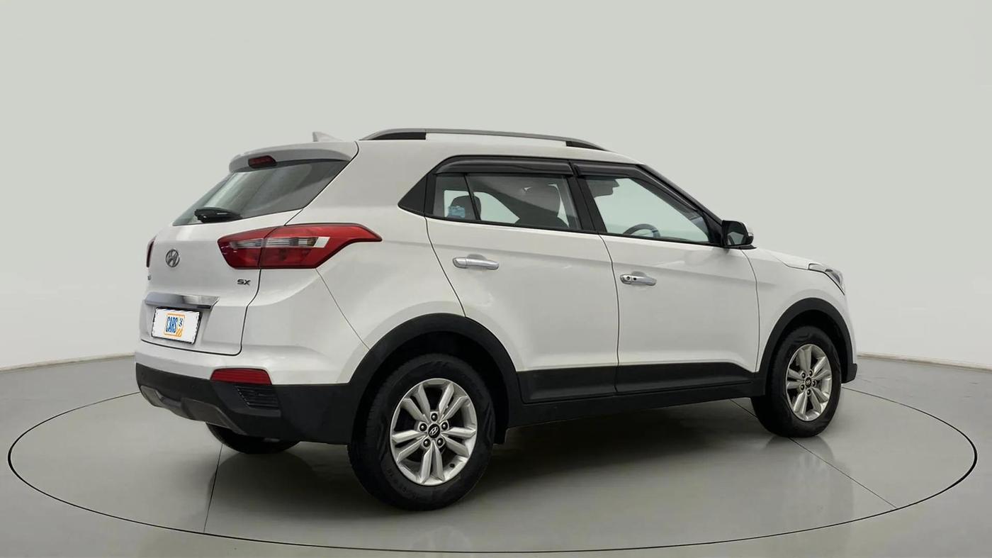 2017 Hyundai Creta SX PLUS 1.6 PETROL, Petrol, Manual, 47,224 km, Right Back Diagonal