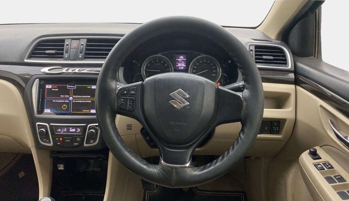 2017 Maruti Ciaz ALPHA 1.4 PETROL, Petrol, Manual, 86,019 km, Steering Wheel Close Up