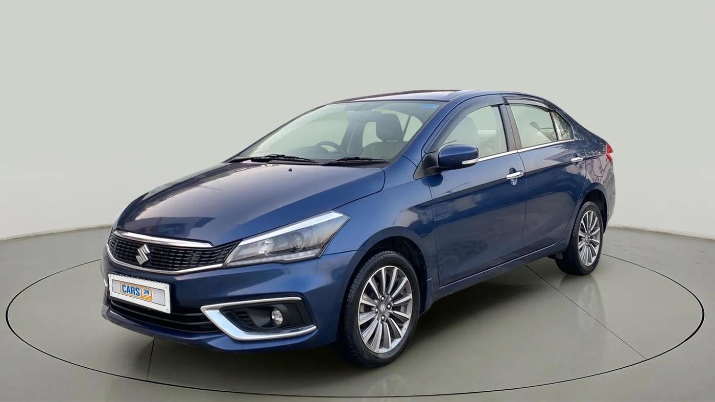 2021 Maruti Ciaz ALPHA 1.5 SHVS PETROL, Petrol, Manual, 44,863 km, Left Front Diagonal