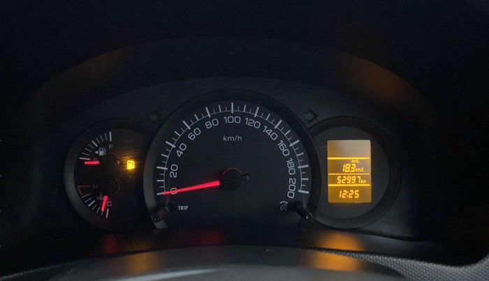 2015 Maruti Swift LXI (O), Petrol, Manual, 52,977 km, Odometer Image