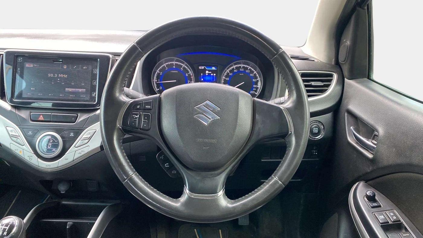 2018 Maruti Baleno ALPHA PETROL 1.2, Petrol, Manual, 47,262 km, Steering Wheel Close Up