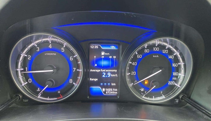 2018 Maruti Baleno ALPHA PETROL 1.2, Petrol, Manual, 47,258 km, Odometer Image