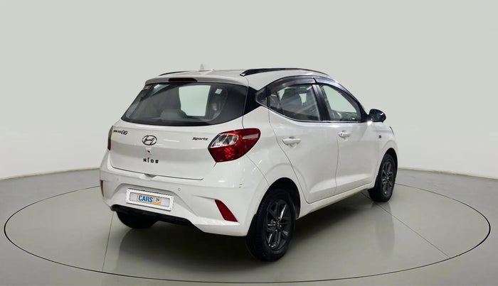 2019 Hyundai GRAND I10 NIOS SPORTZ AMT 1.2 KAPPA VTVT, Petrol, Automatic, 25,096 km, Right Back Diagonal