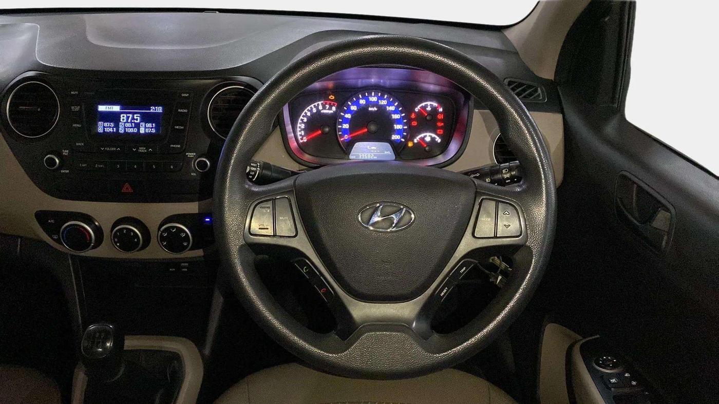 2019 Hyundai Xcent S 1.2, Petrol, Manual, 39,503 km, Steering Wheel Close Up