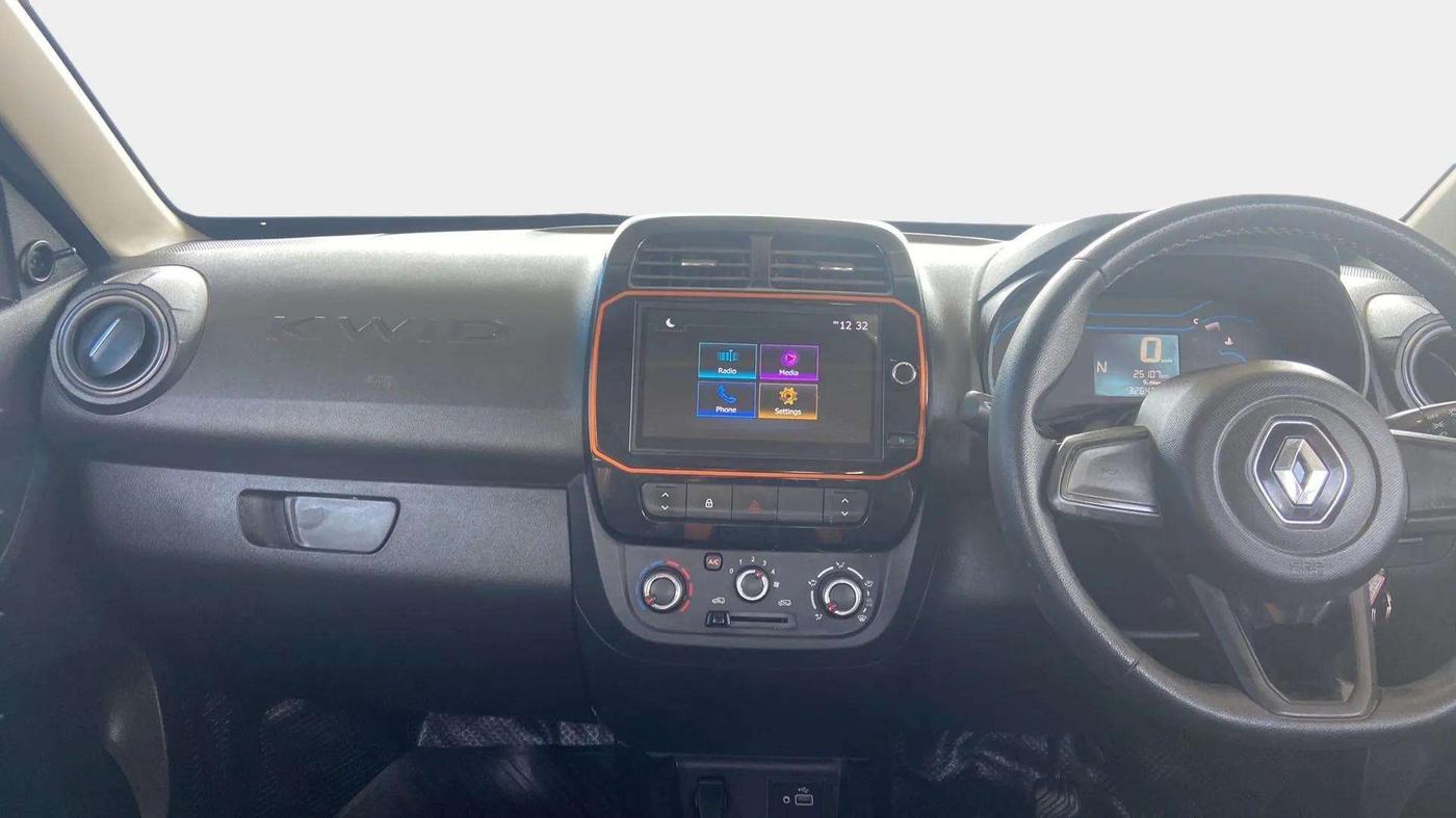 2020 Renault Kwid CLIMBER 1.0 AMT (O), Petrol, Automatic, 25,115 km, Air Conditioner