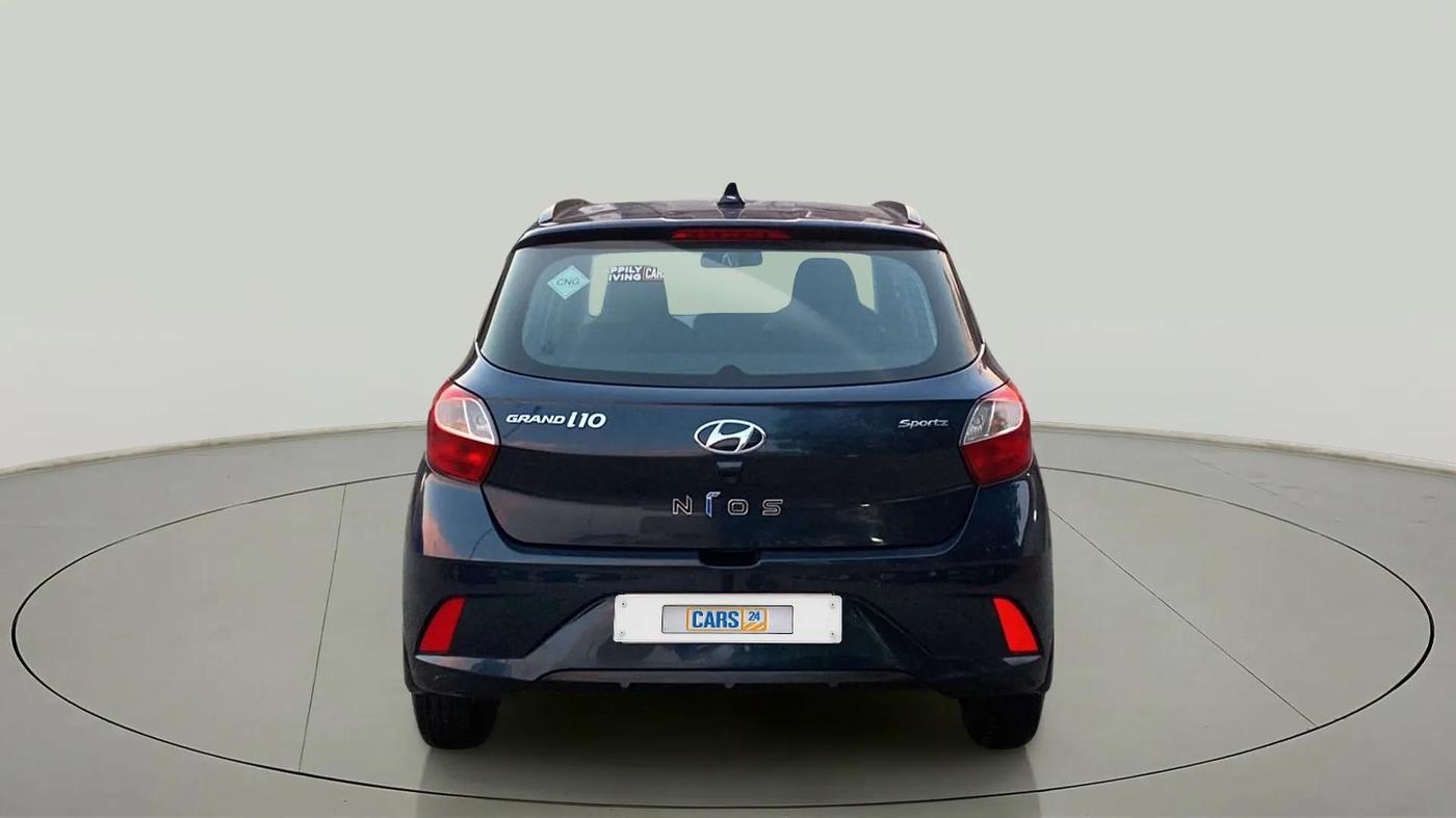 2022 Hyundai GRAND I10 NIOS SPORTZ 1.2 KAPPA VTVT CNG, CNG, Manual, 16,595 km, Back/Rear