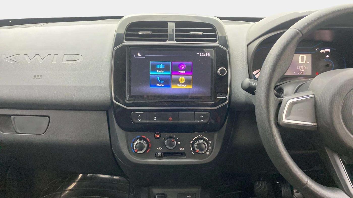 2021 Renault Kwid RXT 1.0 AMT (O), Petrol, Automatic, 63,757 km, Air Conditioner