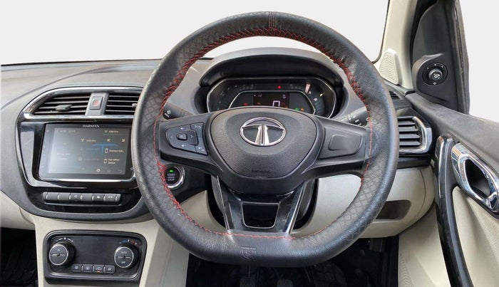 2022 Tata TIGOR XZ PLUS PETROL, Petrol, Manual, 3,450 km, Steering Wheel Close Up