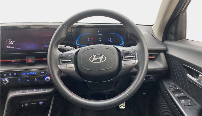 2023 Hyundai Verna SX (O) 1.5 TURBO PETROL MT, Petrol, Manual, 13,086 km, Steering Wheel Close Up