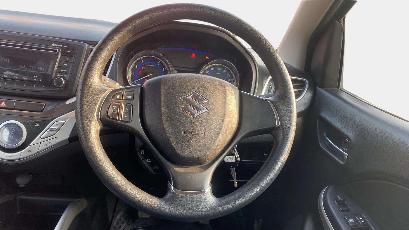 2016 Maruti Baleno DELTA PETROL 1.2, Petrol, Manual, 68,182 km, Steering Wheel Close Up
