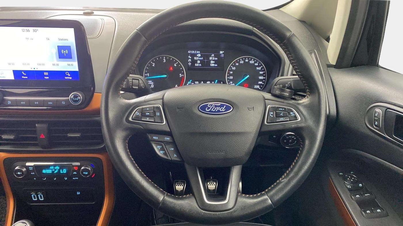 2020 Ford Ecosport TITANIUM 1.5L SPORTS(SUNROOF) DIESEL, Diesel, Manual, 42,071 km, Steering Wheel Close Up