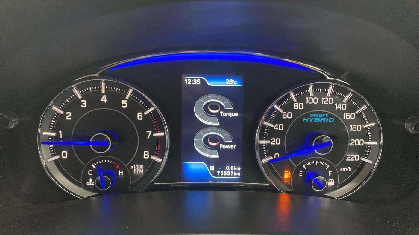 2020 Maruti Ciaz ALPHA 1.5 SHVS PETROL, Petrol, Manual, 75,536 km, Odometer Image