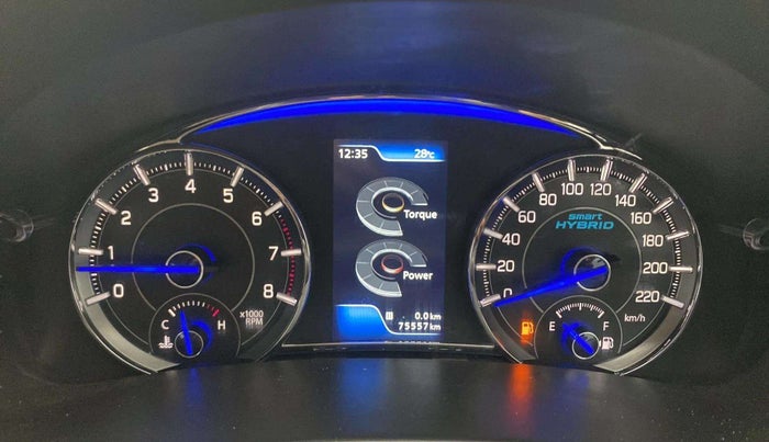 2020 Maruti Ciaz ALPHA 1.5 SHVS PETROL, Petrol, Manual, 75,536 km, Odometer Image