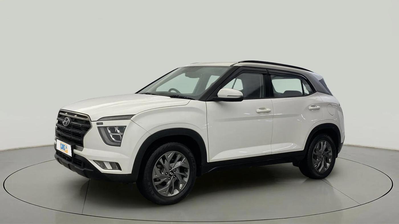 2021 Hyundai Creta SX (O) 1.4 TURBO DCT, Petrol, Automatic, 57,208 km, Left Front Diagonal