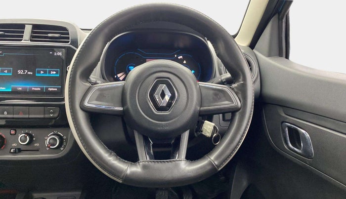 2019 Renault Kwid RXT 1.0 AMT, Petrol, Automatic, 44,001 km, Steering Wheel Close Up