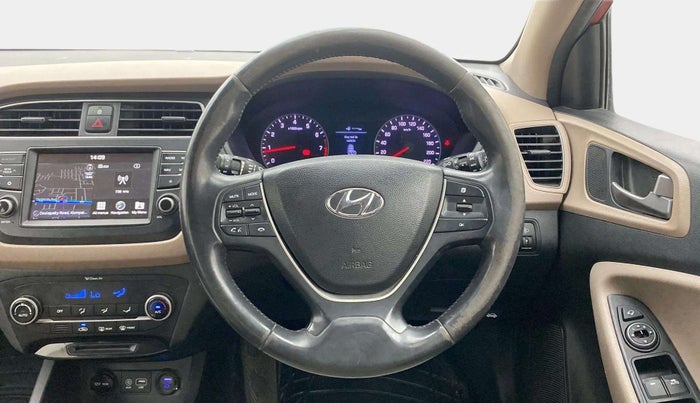 2018 Hyundai Elite i20 ASTA 1.2 (O), Petrol, Manual, 1,21,587 km, Steering Wheel Close Up