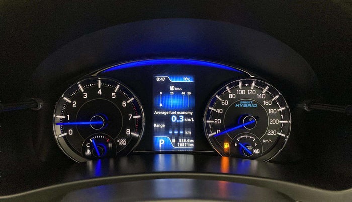 2019 Maruti Ciaz ALPHA  AT 1.5 SHVS PETROL, Petrol, Automatic, 76,868 km, Odometer Image