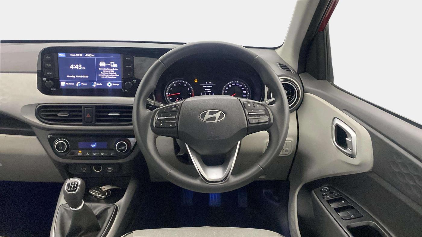 2023 Hyundai GRAND I10 NIOS ASTA 1.2 KAPPA VTVT, Petrol, Manual, 10,633 km, Steering Wheel Close Up