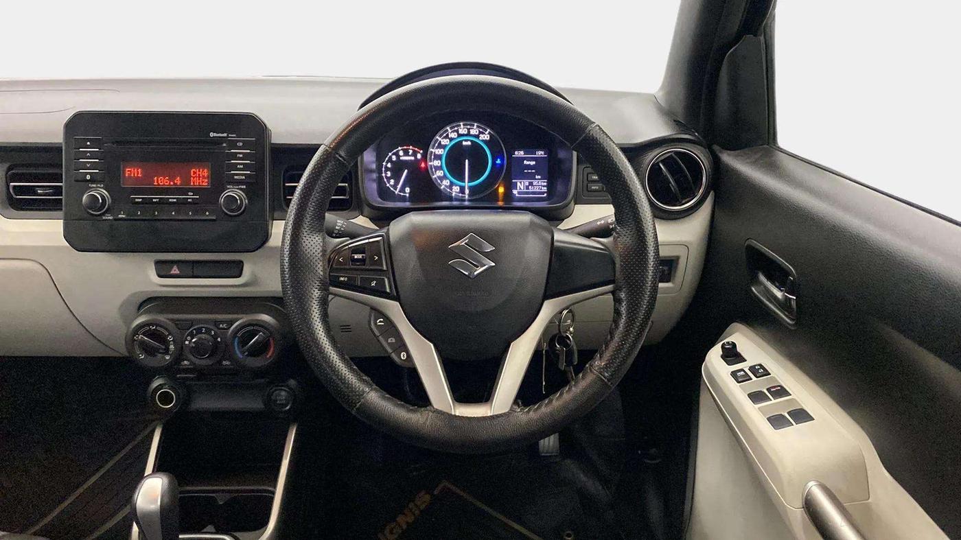 2018 Maruti IGNIS DELTA 1.2 AMT, Petrol, Automatic, 51,630 km, Steering Wheel Close Up