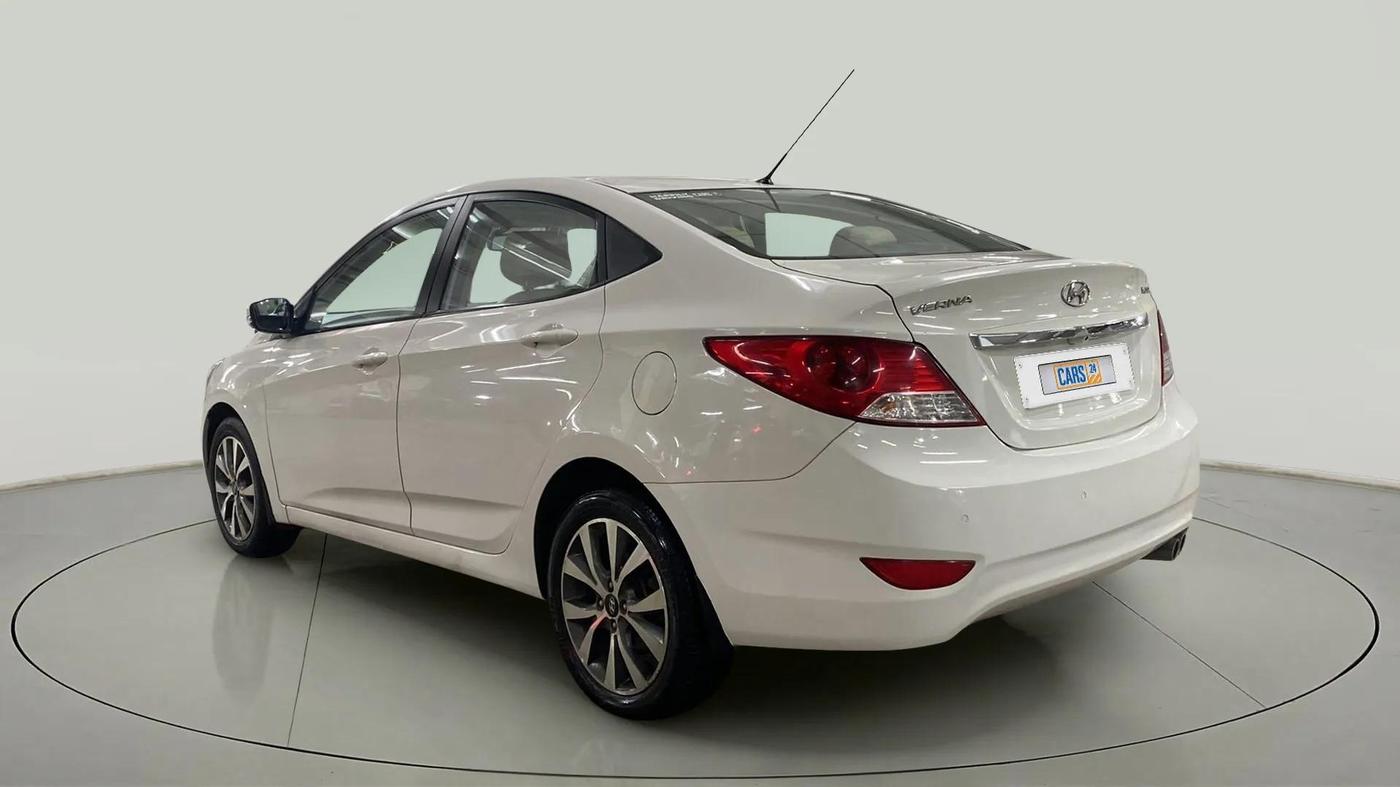 2014 Hyundai Verna FLUIDIC 1.6 VTVT SX AT, Petrol, Automatic, 91,939 km, Left Back Diagonal