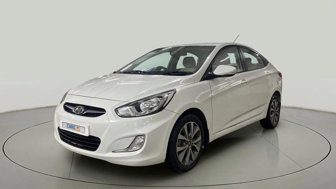 2014 Hyundai Verna FLUIDIC 1.6 VTVT SX AT, Petrol, Automatic, 91,939 km, Left Front Diagonal