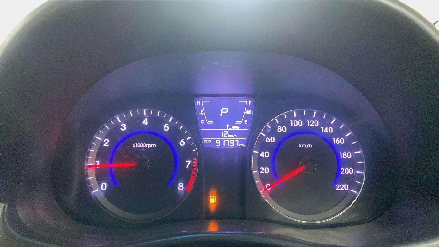 2014 Hyundai Verna FLUIDIC 1.6 VTVT SX AT, Petrol, Automatic, 91,939 km, Odometer Image