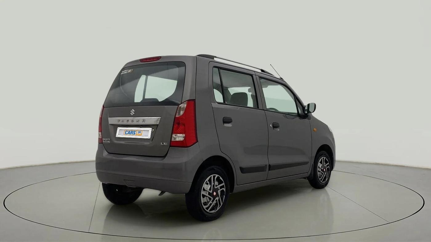2014 Maruti Wagon R 1.0 LXI, CNG, Manual, 51,882 km, Right Back Diagonal