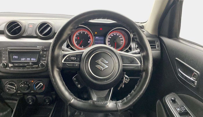 2018 Maruti Swift VXI ABS, Petrol, Manual, 47,829 km, Steering Wheel Close Up