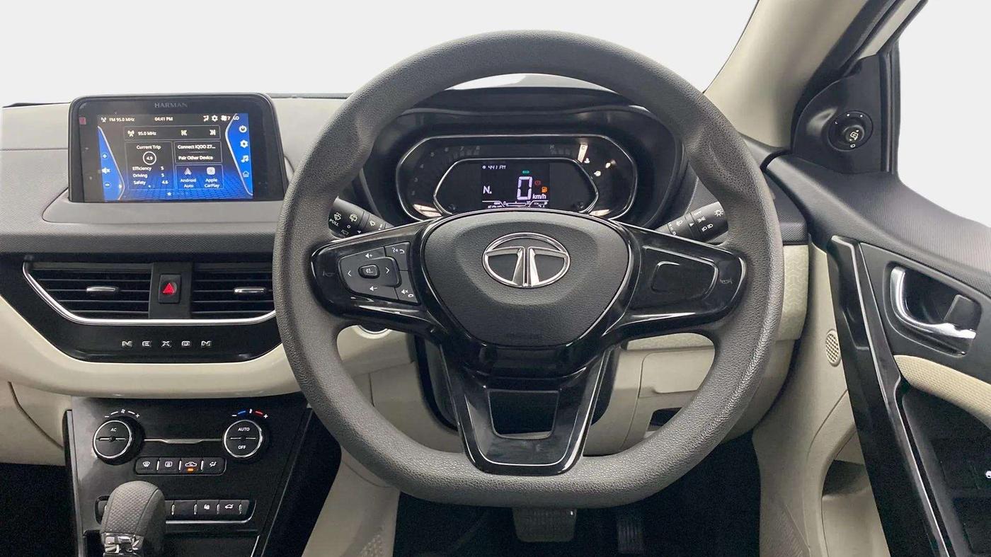 2023 Tata NEXON XZA PLUS DIESEL, Diesel, Automatic, 16,048 km, Steering Wheel Close Up