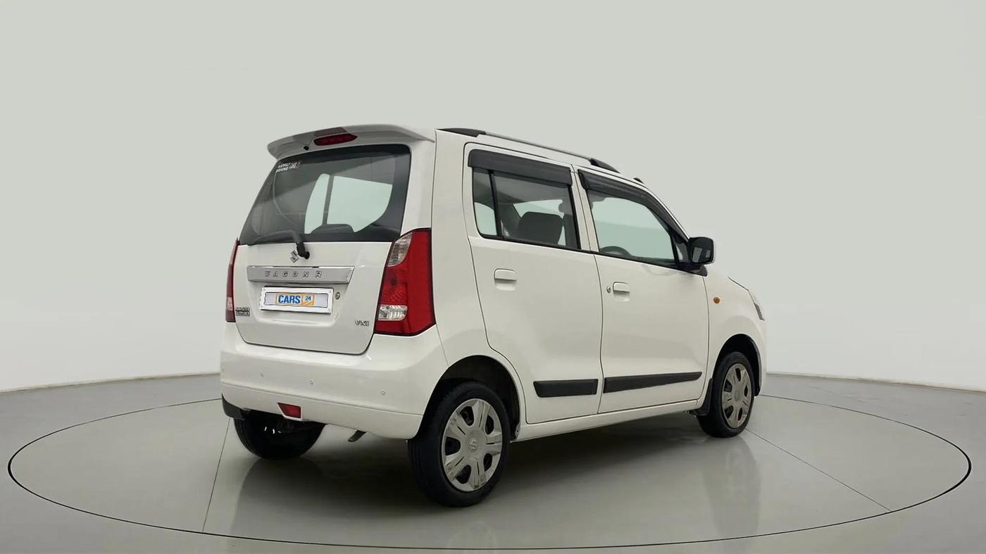 2015 Maruti Wagon R 1.0 VXI, Petrol, Manual, 52,209 km, Right Back Diagonal