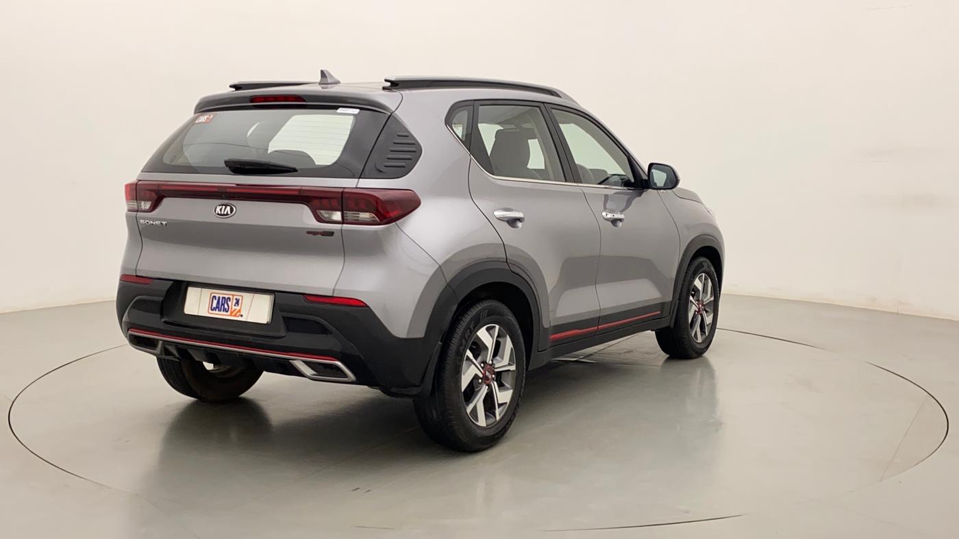2021 KIA SONET GTX PLUS 1.5 AT, Diesel, Automatic, 38,779 km, Right Back Diagonal