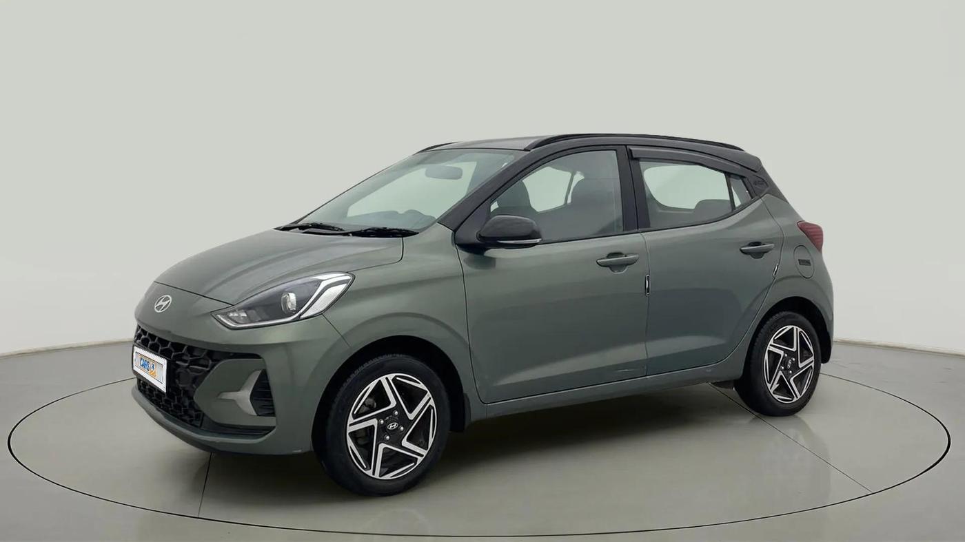 2023 Hyundai GRAND I10 NIOS SPORTZ 1.2 KAPPA VTVT DUAL TONE, Petrol, Manual, 27,994 km, Left Front Diagonal