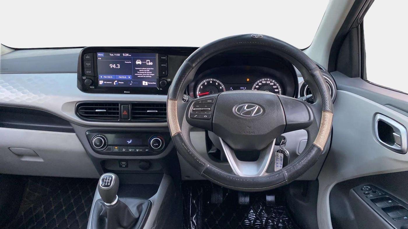 2022 Hyundai GRAND I10 NIOS SPORTZ 1.2 KAPPA VTVT CNG, CNG, Manual, 34,100 km, Steering Wheel Close Up