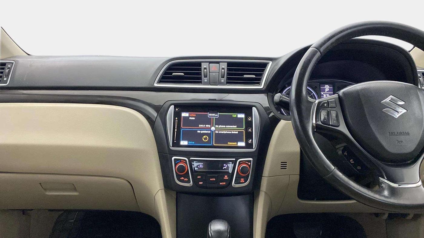 2017 Maruti Ciaz ALPHA  AT 1.4  PETROL, Petrol, Automatic, 98,050 km, Air Conditioner