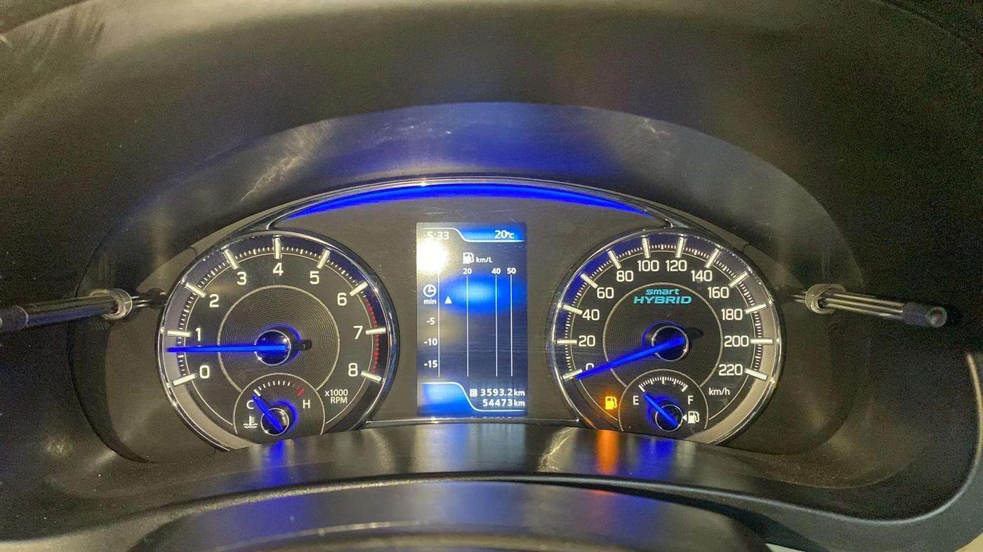 2021 Maruti Ciaz ALPHA 1.5 SHVS PETROL, Petrol, Manual, 54,448 km, Odometer Image
