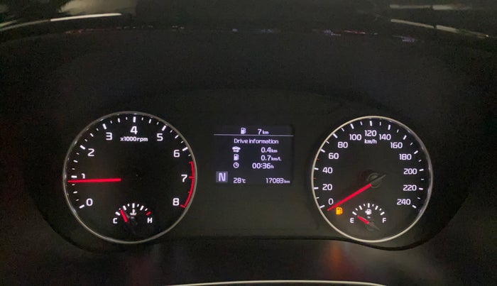 2021 KIA SELTOS HTK PLUS 1.5 IMT, Petrol, Manual, 17,083 km, Odometer Image