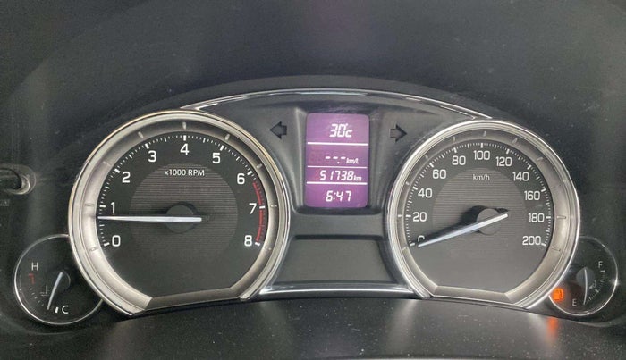 2016 Maruti Ciaz ZXI, Petrol, Manual, 51,756 km, Odometer Image