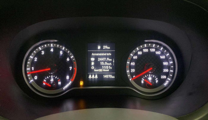 2023 Hyundai AURA S 1.2, Petrol, Manual, 14,670 km, Odometer Image