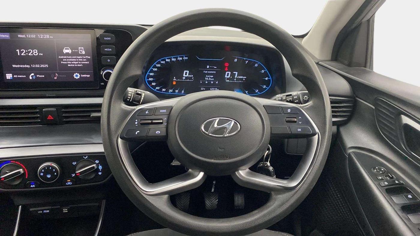 2021 Hyundai NEW I20 SPORTZ 1.2 MT, Petrol, Manual, 63,332 km, Steering Wheel Close Up